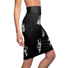 Load image into Gallery viewer, Top Hat Women's Pencil Skirt