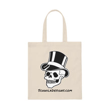 Load image into Gallery viewer, SD Top Hat Canvas Tote Bag