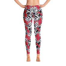Load image into Gallery viewer, X-mas Top Hat Skull Leggings