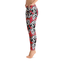 Load image into Gallery viewer, X-mas Top Hat Skull Leggings