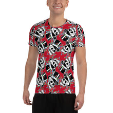 Load image into Gallery viewer, X-mas Top Hat Skull Athletic T-shirt