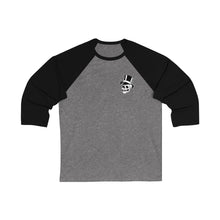 Load image into Gallery viewer, Top Hat Unisex 3/4 Sleeve Baseball Tee