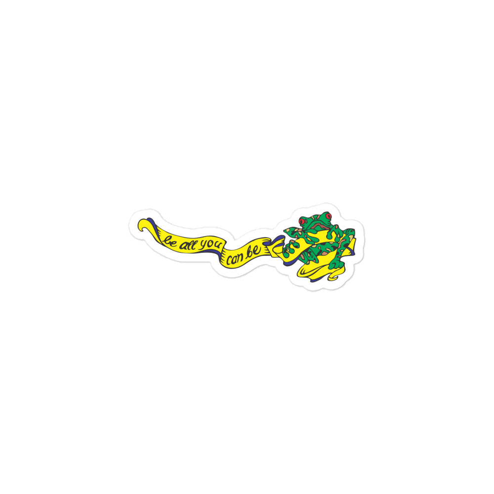 Army Frog Bubble-free stickers