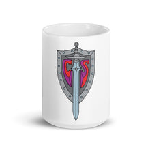 Load image into Gallery viewer, SD Sword and Shield White glossy mug
